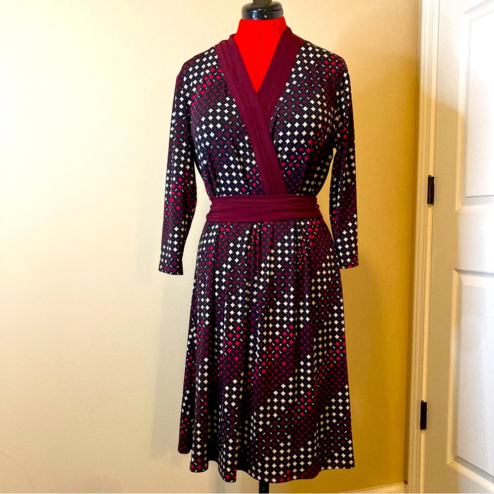 Mock Wrap Dress
